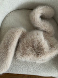 Funny Bunny Faux Fur Hat