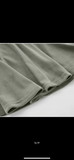 Sage Fleece Cascade Maxi Skirt