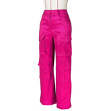 Eli Satin Cargo trousers