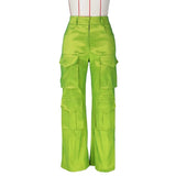 Eli Satin Cargo trousers
