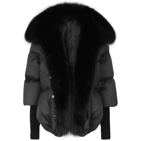 Fox Fur Down Jacket