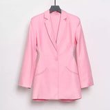 ViP List  Backless Diamond Blazer (Pre-order)
