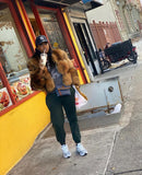 Dash  Raccon Fur Bomber Coat (Pre-order)