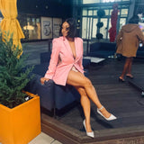 ViP List  Backless Diamond Blazer (Pre-order)