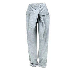 Criss cross sweatpants