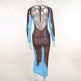 RB Mesh Midi Dress