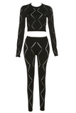 Burke Stretch knit two piece Legging Set