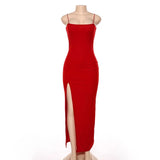 Send your Location Slit Dress